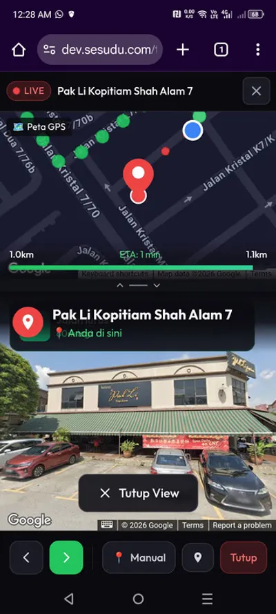 Sesudu — Google Street View halal restaurant preview